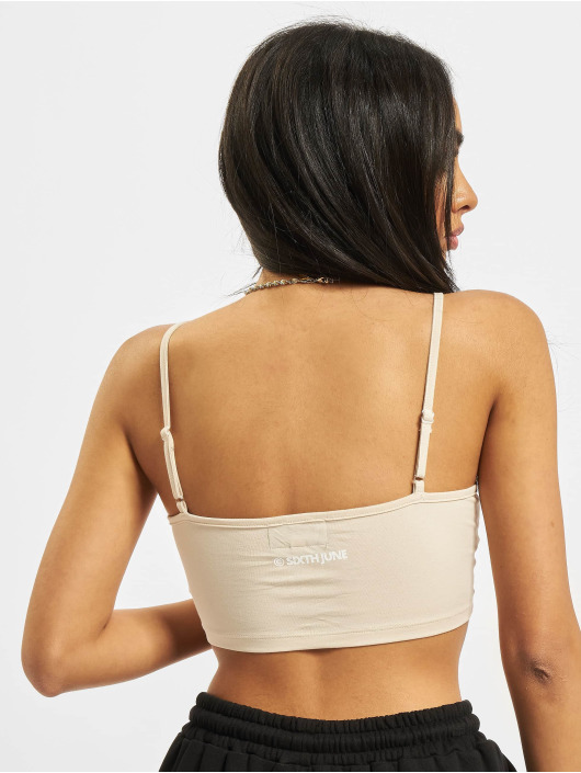 Sixth June Tops sans manche Basic beige